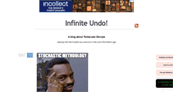 Desktop Screenshot of infiniteundo.com